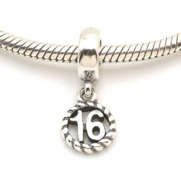 Authentic PANDORA Sweet 16 Dangle - 790494 - Picture 1 of 7